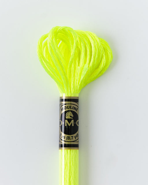 DMC Embroidery Stranded Thread - Mouliné Light Effects - E980 - Neon Yellow - HM Nabavian