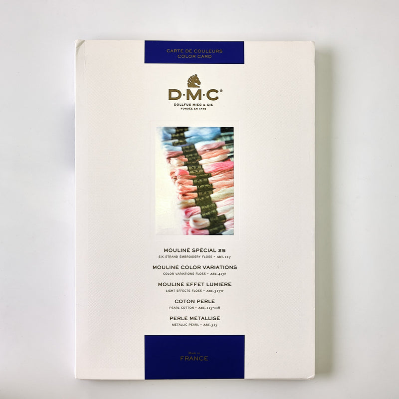 DMC Stranded thread & pearl cotton embroidery thread color shade cards - HM Nabavian