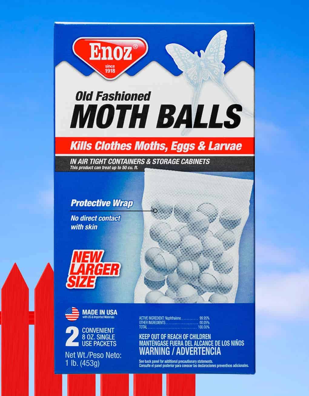 Enoz Old Fashioned Moth Balls - 16 oz. – Willert Home Products