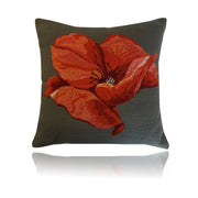 Flanders Needlepoint Kits - Flanders Poppy (Grey) - HM Nabavian