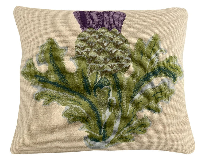 Flanders Needlepoint Kits - Scottish Thistle (Cream) - HM Nabavian