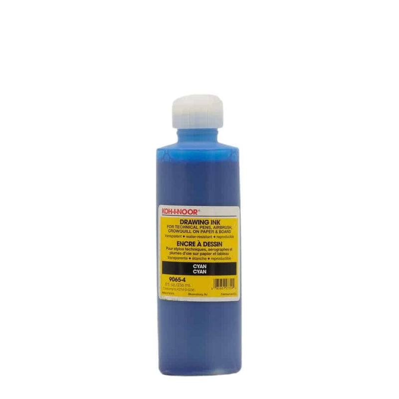 KOH-I-NOOR® ink - CYAN 8 oz. - HM Nabavian