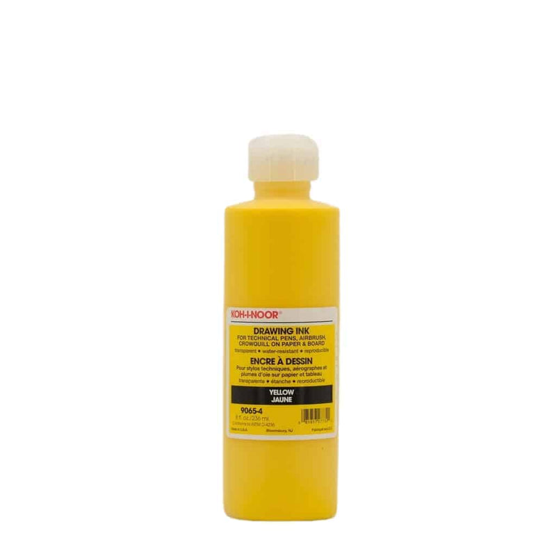 KOH-I-NOOR® ink - YELLOW 8 oz. - HM Nabavian