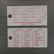Rug Service Tags - HM Nabavian