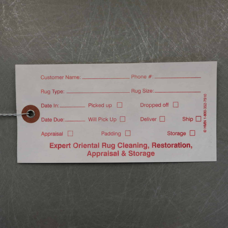 Rug Service Tags - HM Nabavian