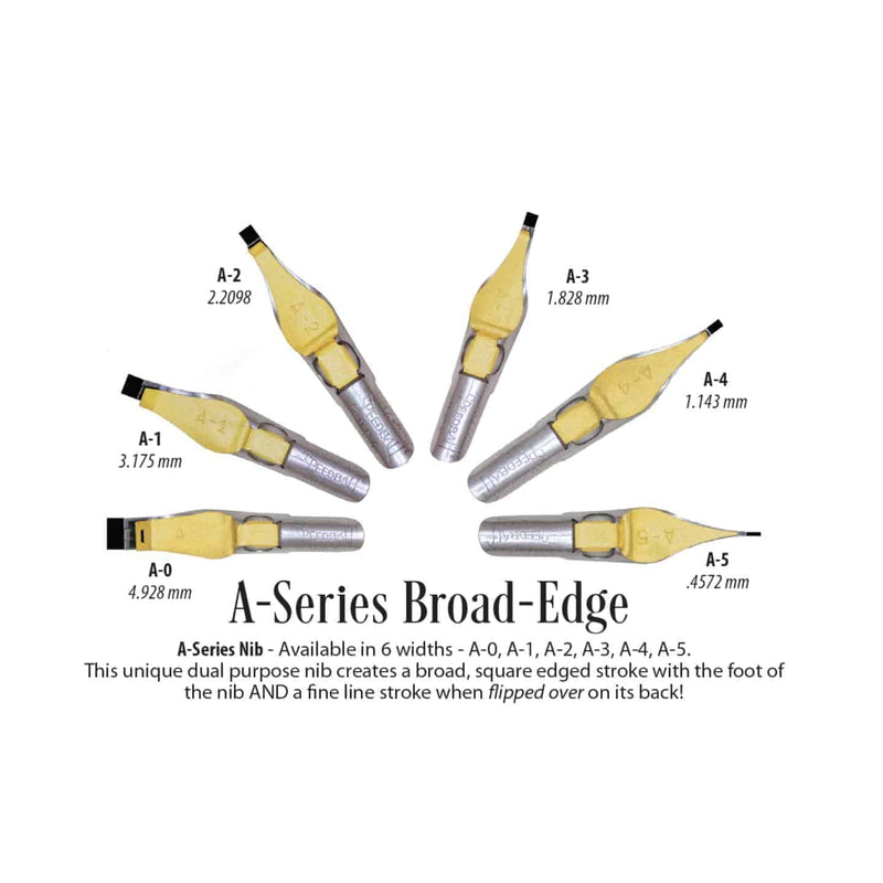 Speedball Metal Pen Nibs - Type A - HM Nabavian