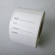 Stick-on Rug Labels (4" x 6") - HM Nabavian