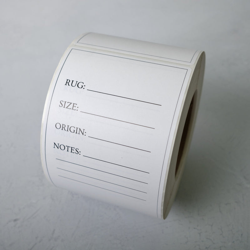 Stick-on Rug Labels (4" x 6") - HM Nabavian
