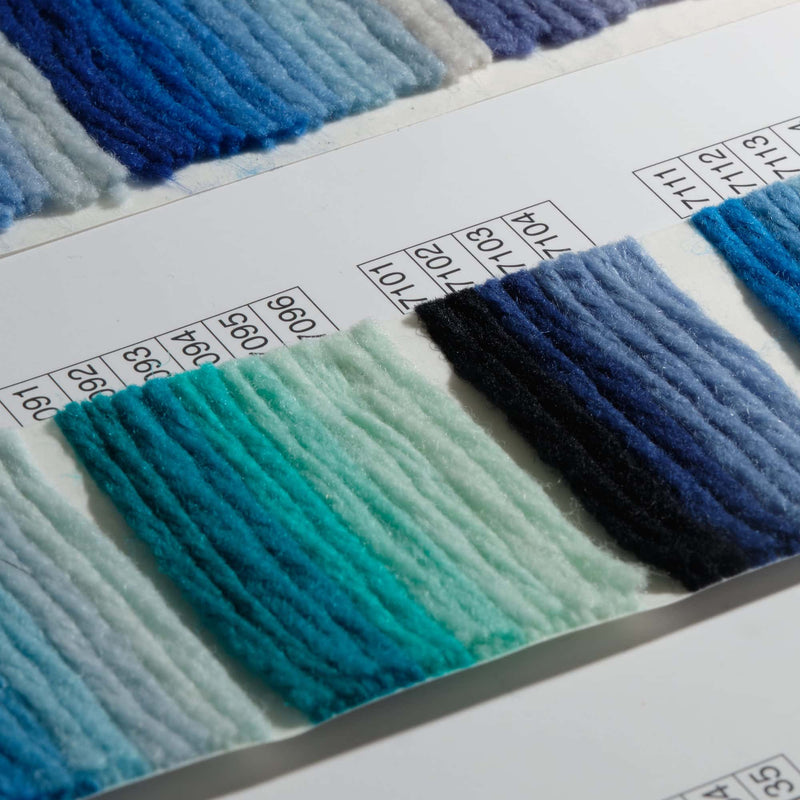 Waverly Wool Yarn Shade Cards Closeup