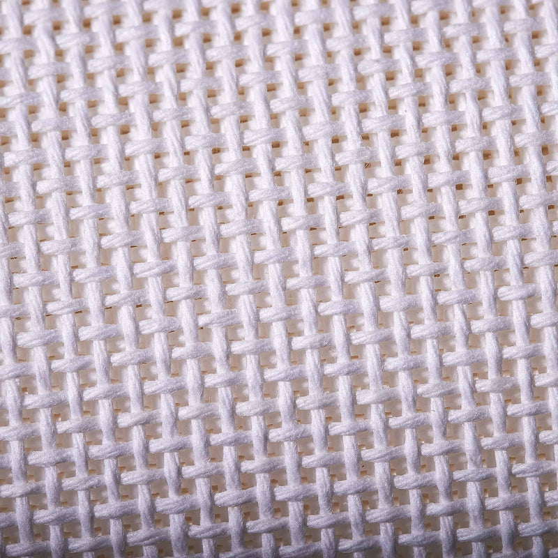 Zweigart Mono Deluxe Canvas - White 13ct Close